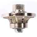 Specialty Diamond 3/4 Inch Radius Vacuum Brazed 75mm Premium Diamond Profile Wheel with 5/8 Inch x 11 Female Threads 34RPW